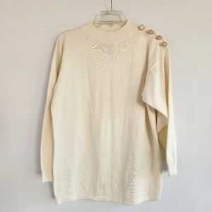 Casual Corner Ivory Knit Sweater
